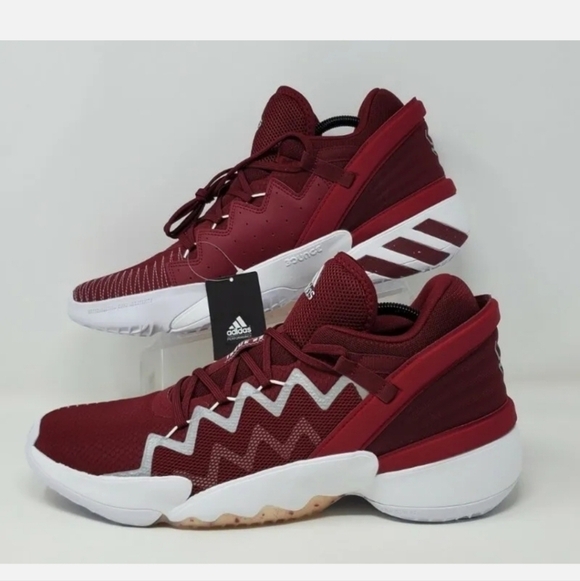 Adidas D.O.N. Issue 2 Men\'s Size 14 Basketball Shoes Marron White FY4180 New main image 6